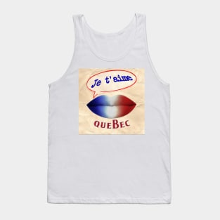 FRENCH KISS JETAIME QUEBEC Tank Top